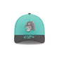 Club Tigres UANL Color Pack Teal 9FORTY M-Crown A-Frame Snapback Hat