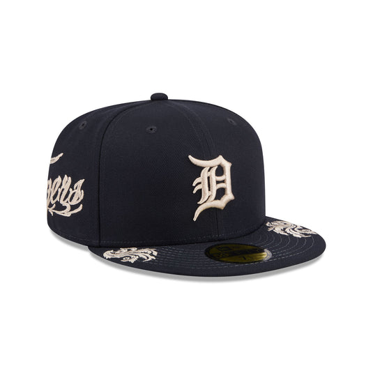Detroit Tigers Script 59FIFTY Fitted Hat - New Era Cap