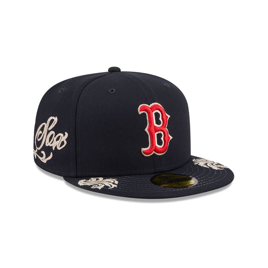 Boston Red Sox Script 59FIFTY Fitted Hat - New Era Cap