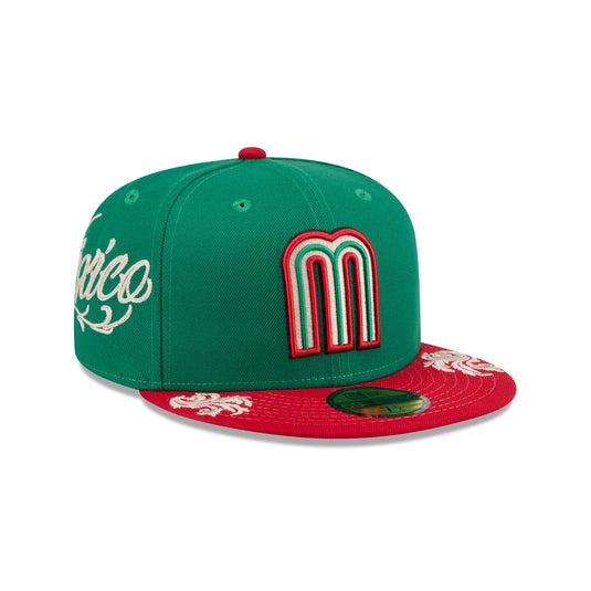 Mexico Baseball Script 59FIFTY Fitted Hat - New Era Cap