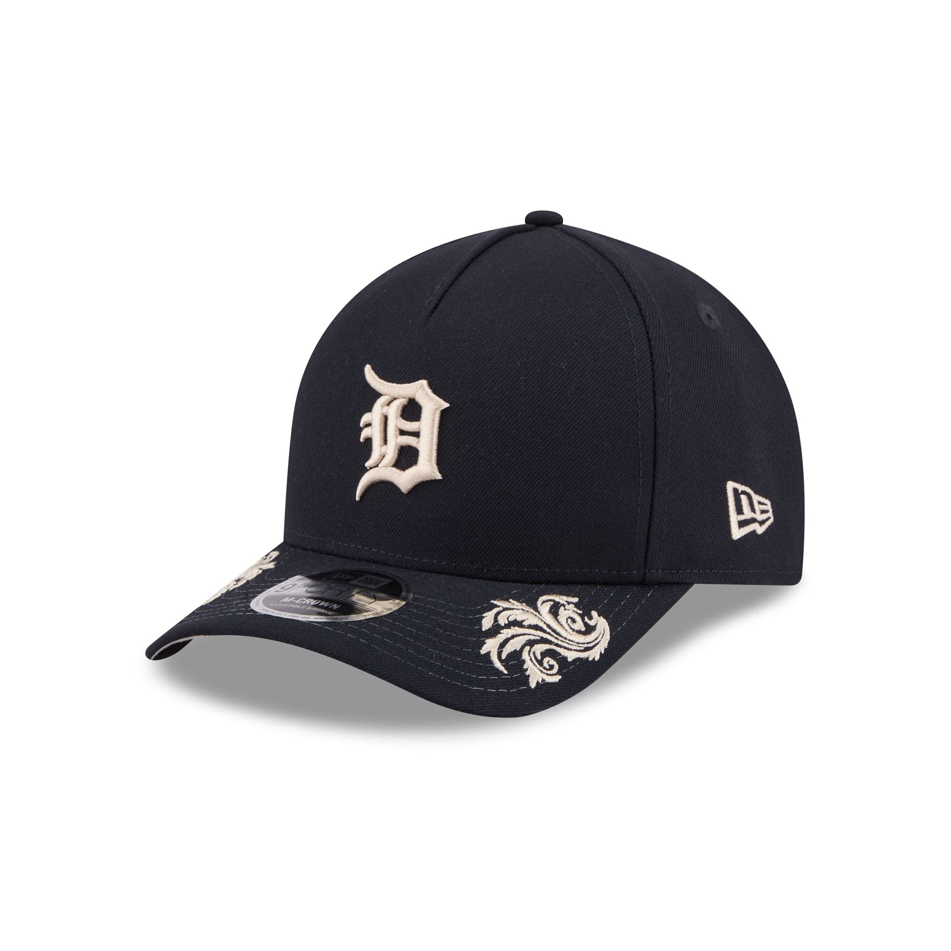 Detroit Tigers Script 9FORTY M-Crown A-Frame Snapback Hat