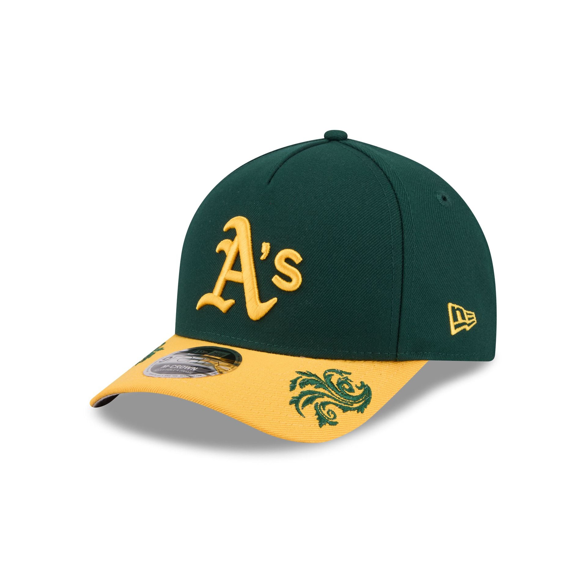 Athletics Script 9FORTY M-Crown A-Frame Snapback Hat