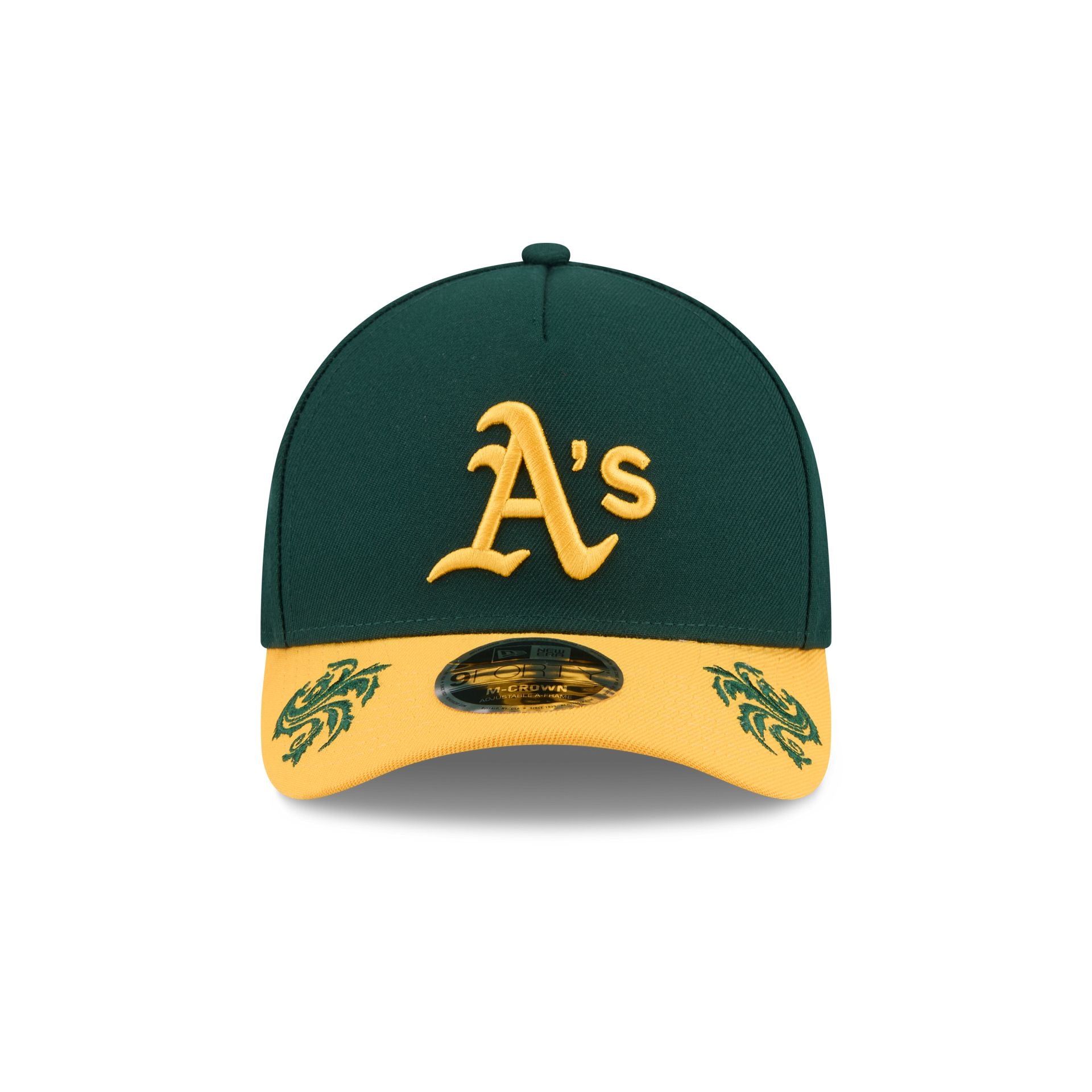 Athletics Script 9FORTY M-Crown A-Frame Snapback Hat