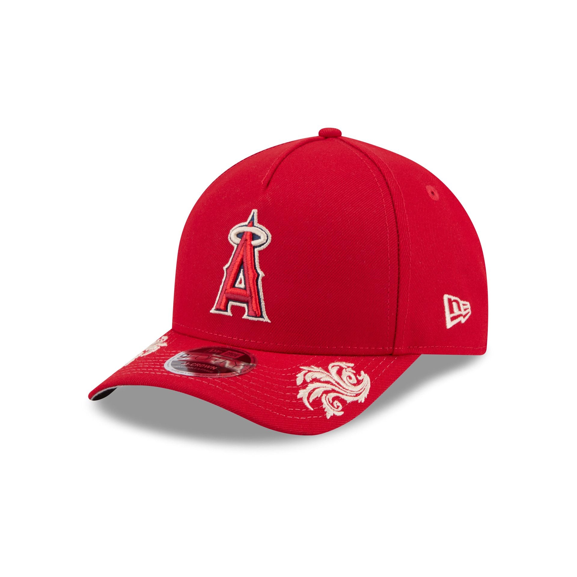 Los Angeles Angels Script 9FORTY M-Crown A-Frame Snapback Hat