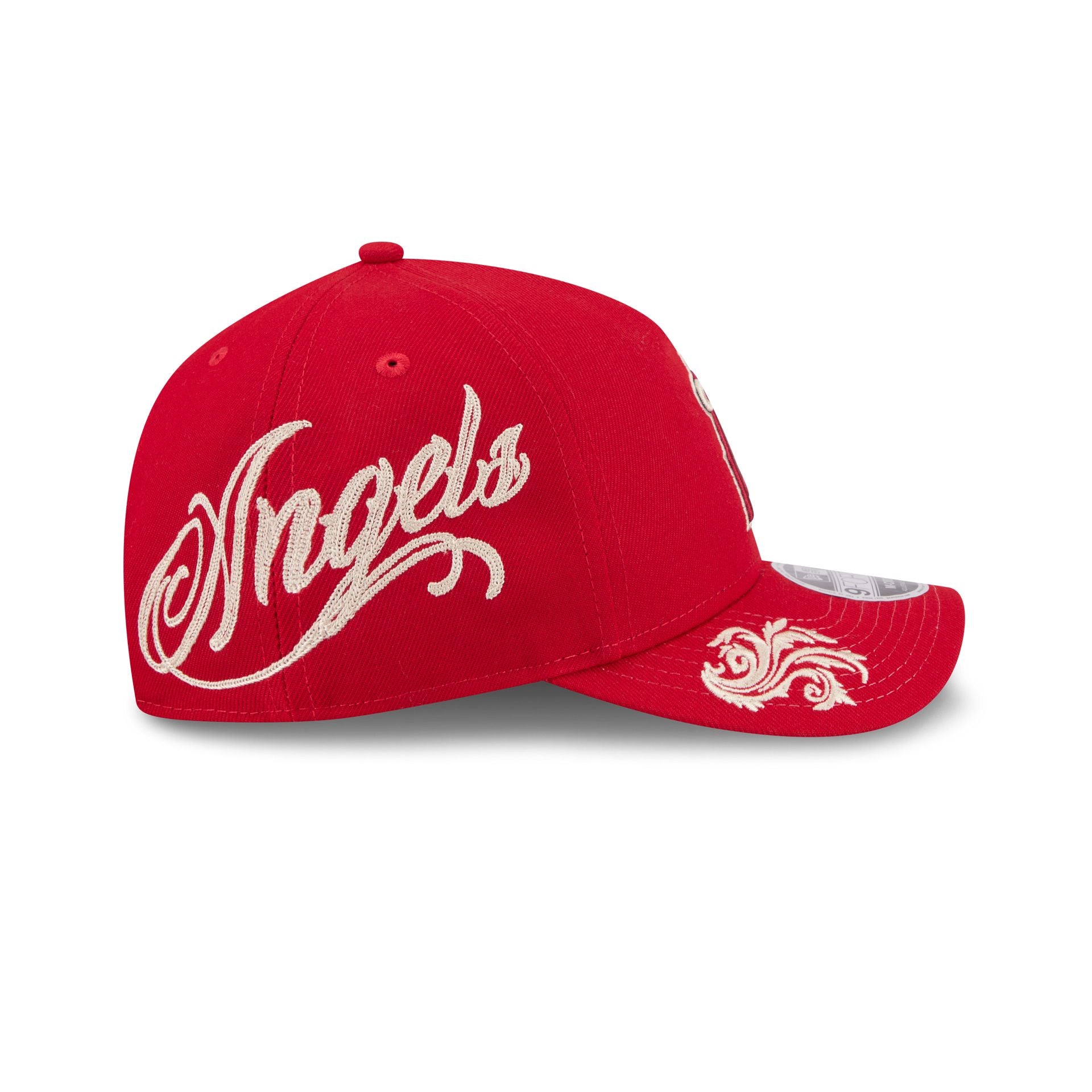 Los Angeles Angels Script 9FORTY M-Crown A-Frame Snapback Hat