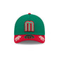 Mexico Baseball Script 9FORTY M-Crown A-Frame Snapback Hat