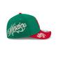 Mexico Baseball Script 9FORTY M-Crown A-Frame Snapback Hat