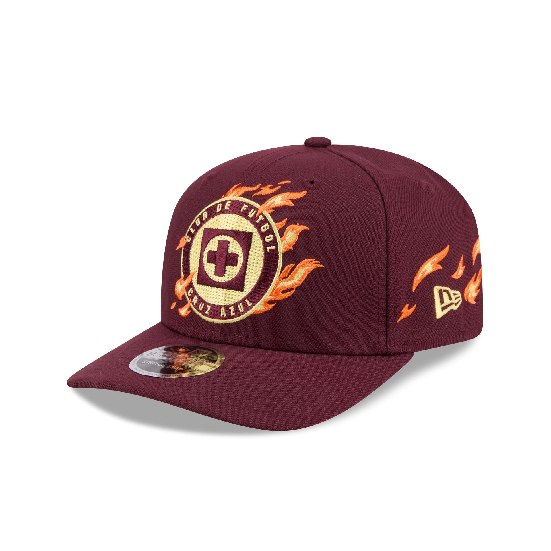 帽子 ASAUCE MELER Cruz Azul Flames 9SEVENTY Stretch-Snap Hat – New Era Cap
