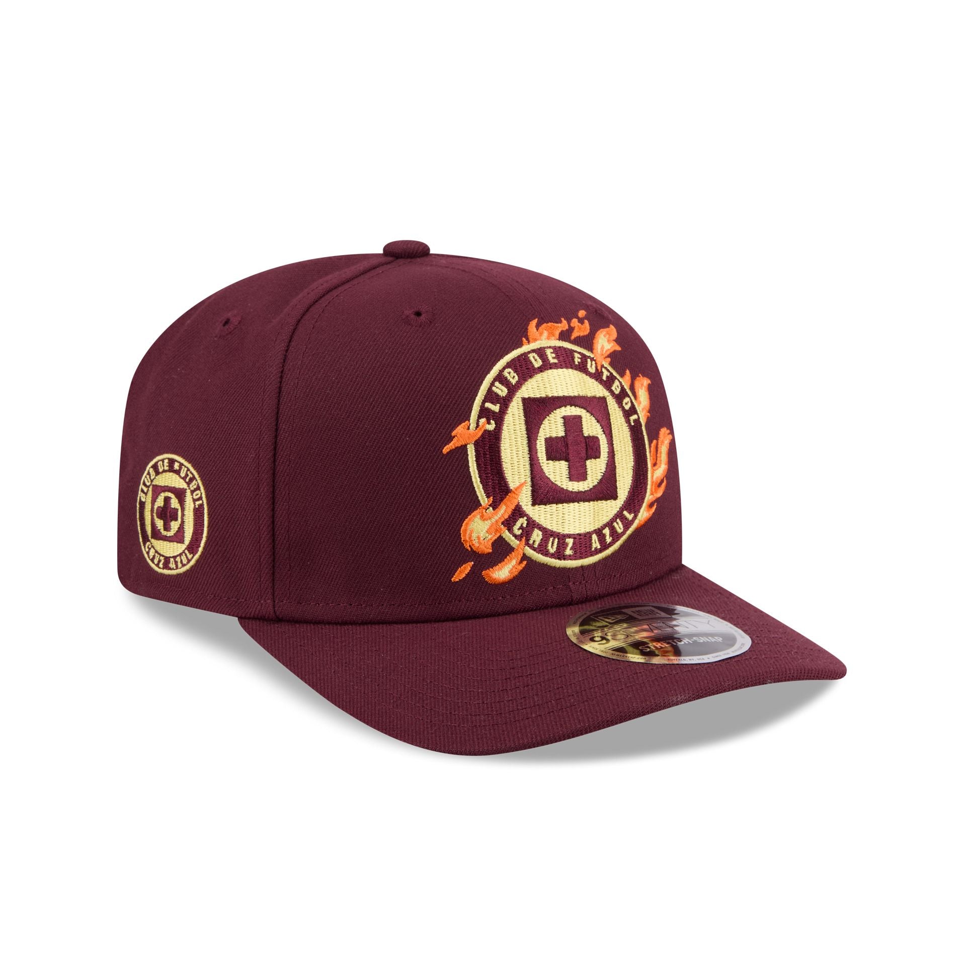 Cruz Azul Flames 9SEVENTY Stretch-Snap Hat