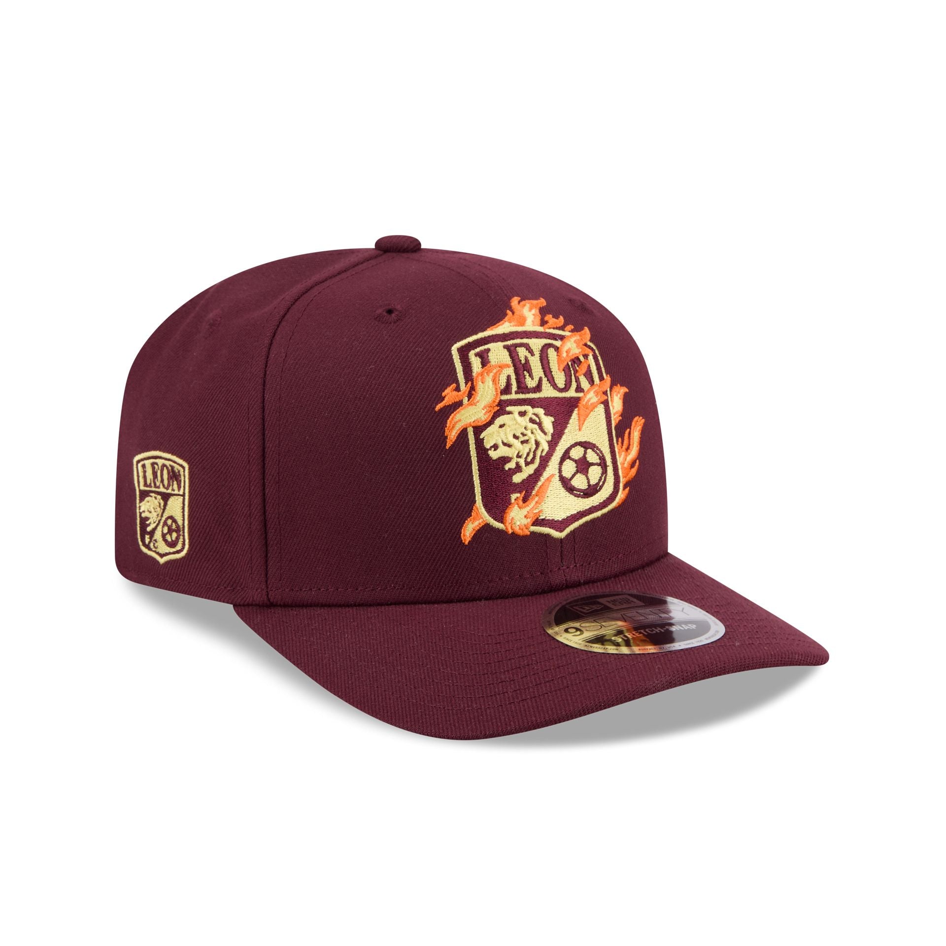 Club León Flames 9SEVENTY Stretch-Snap Hat