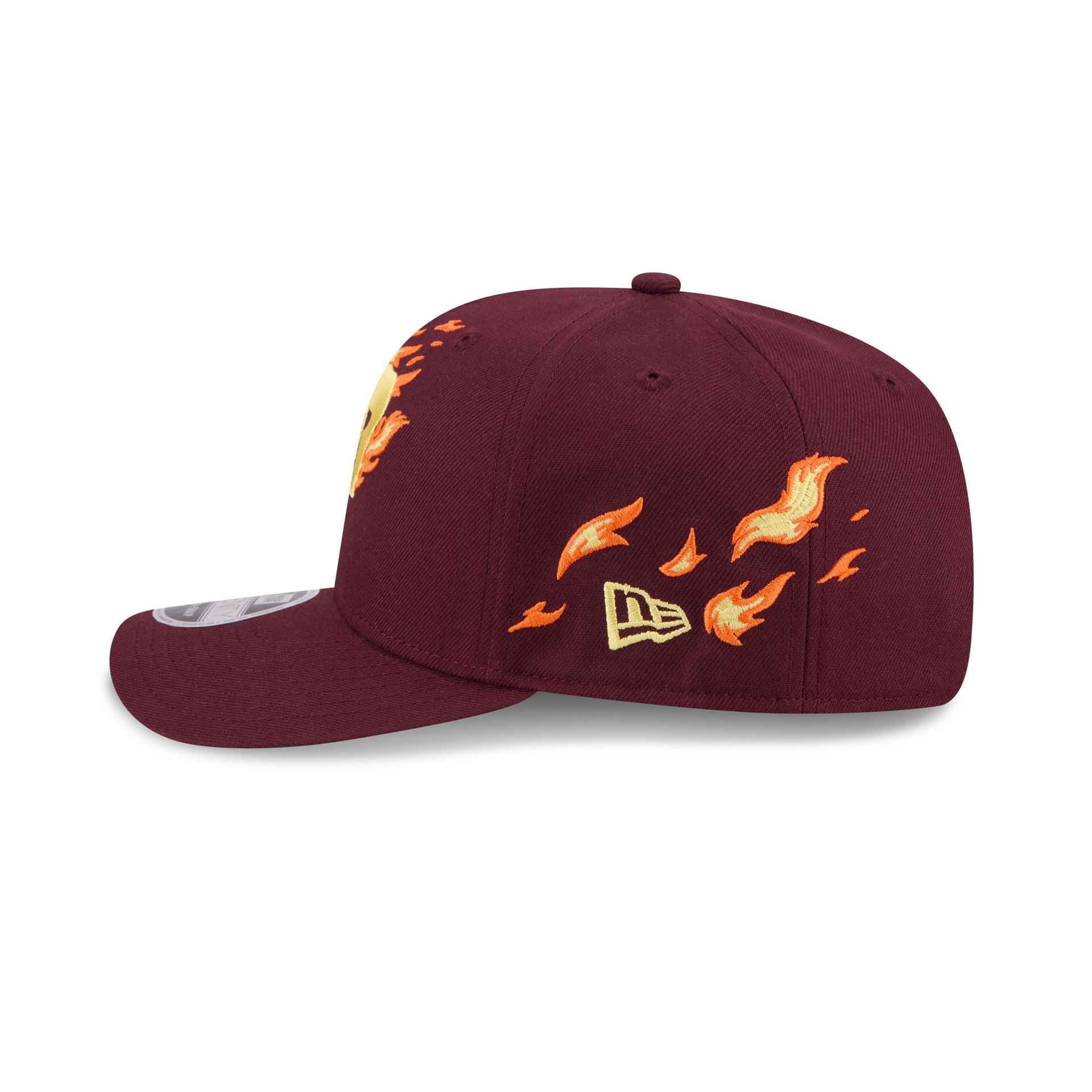 Pumas Flames 9SEVENTY Stretch-Snap Hat