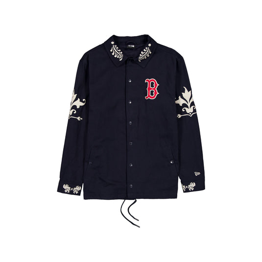 Boston Red Sox Script Coaches Jacket - New Era Cap