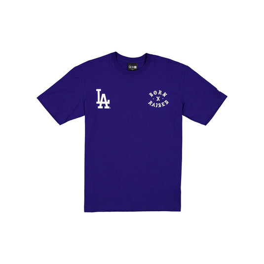 Born x Raised x Los Angeles Dodgers Blue T-Shirt - New Era Cap