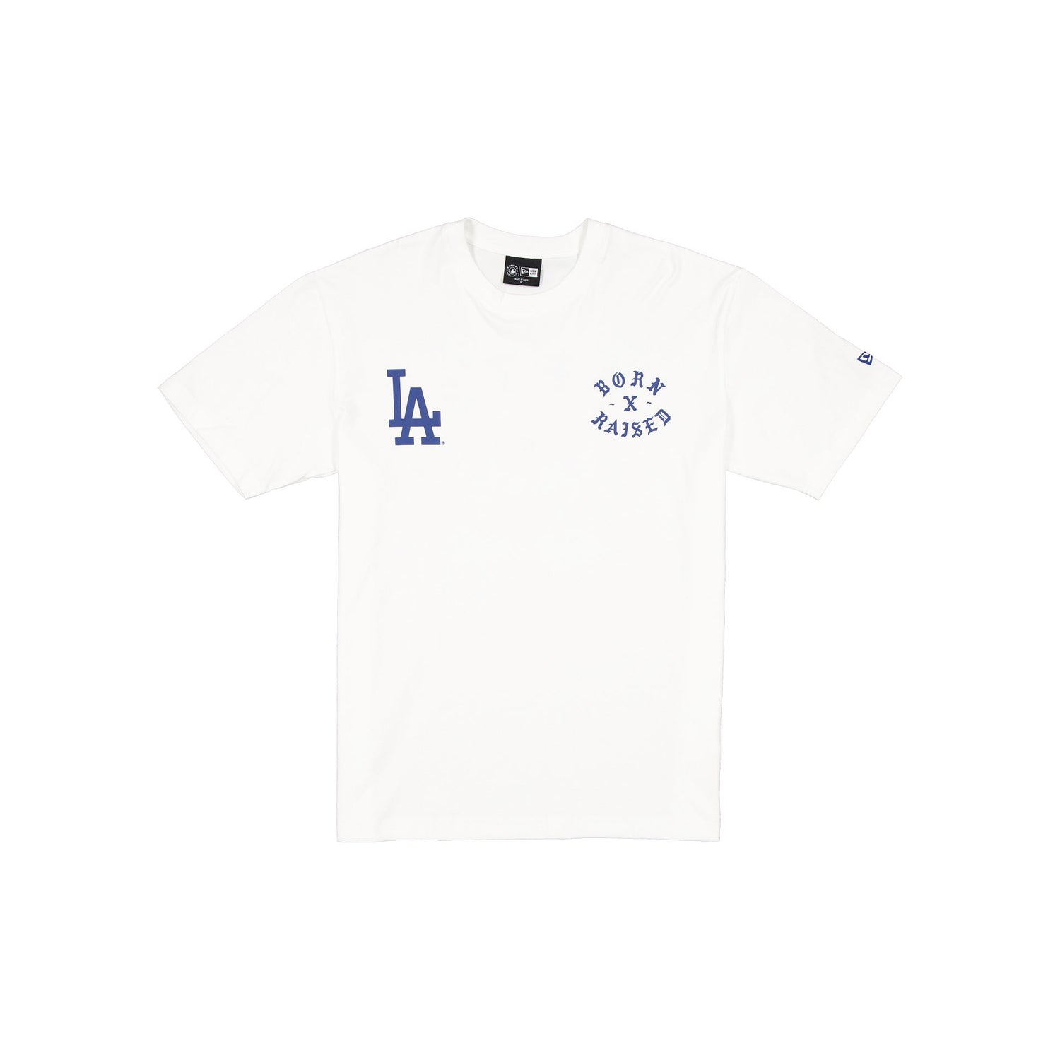 Born x Raised x Los Angeles Dodgers White T-Shirt
