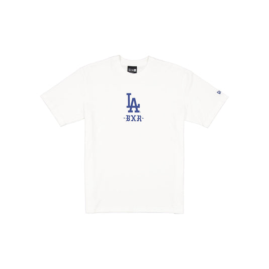 Born x Raised x Los Angeles Dodgers Fly Ball White T-Shirt - New Era Cap