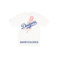 Born x Raised x Los Angeles Dodgers Fly Ball White T-Shirt
