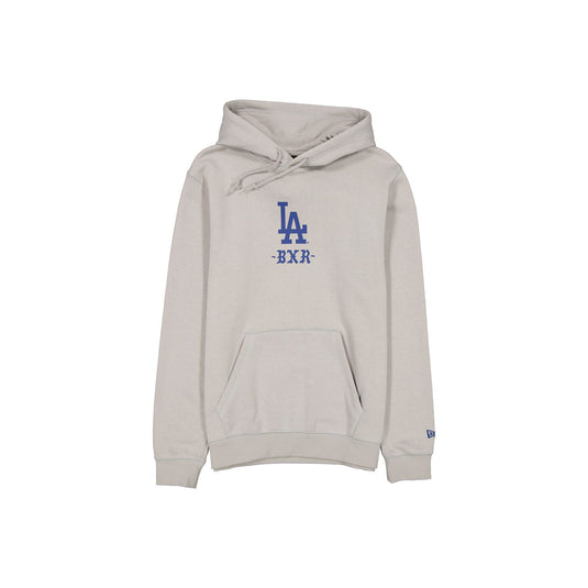 Born x Raised x Los Angeles Dodgers Fly Ball Gray Hoodie - New Era Cap