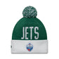 New York Jets London Game Team Pom Knit Hat