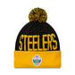 Pittsburgh Steelers Dublin Game Team Pom Knit Hat