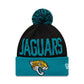 Jacksonville Jaguars London Game Team Pom Knit Hat