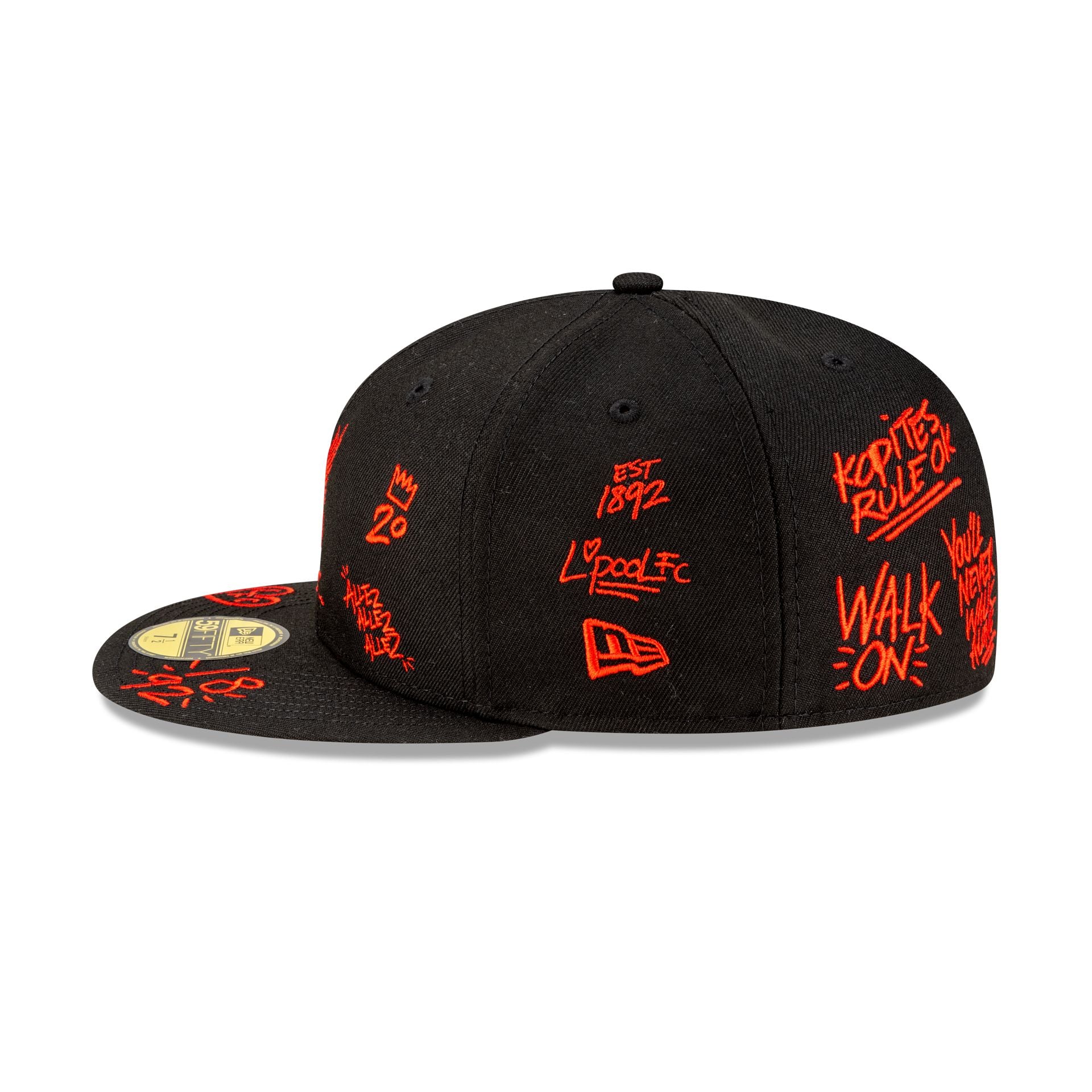 Liverpool FC Scribble 59FIFTY Fitted Hat