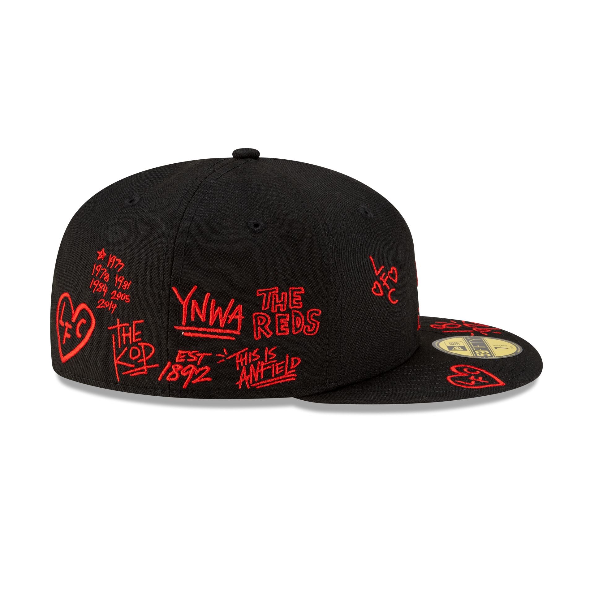 Liverpool FC Scribble 59FIFTY Fitted Hat