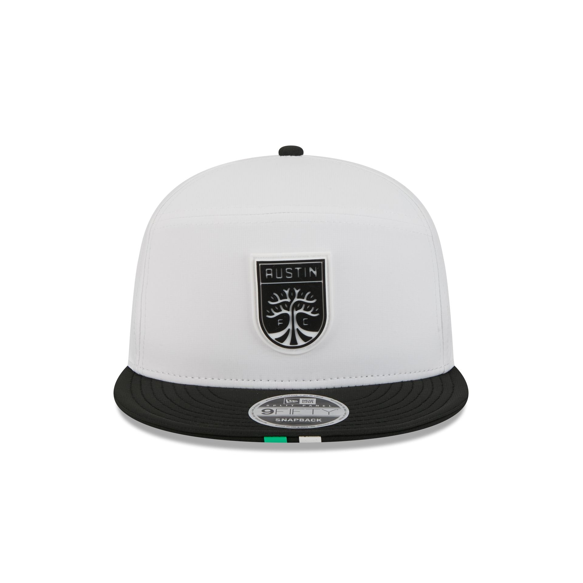 Austin FC 2026 MLS Kickoff Split Panel 9FIFTY Snapback Hat