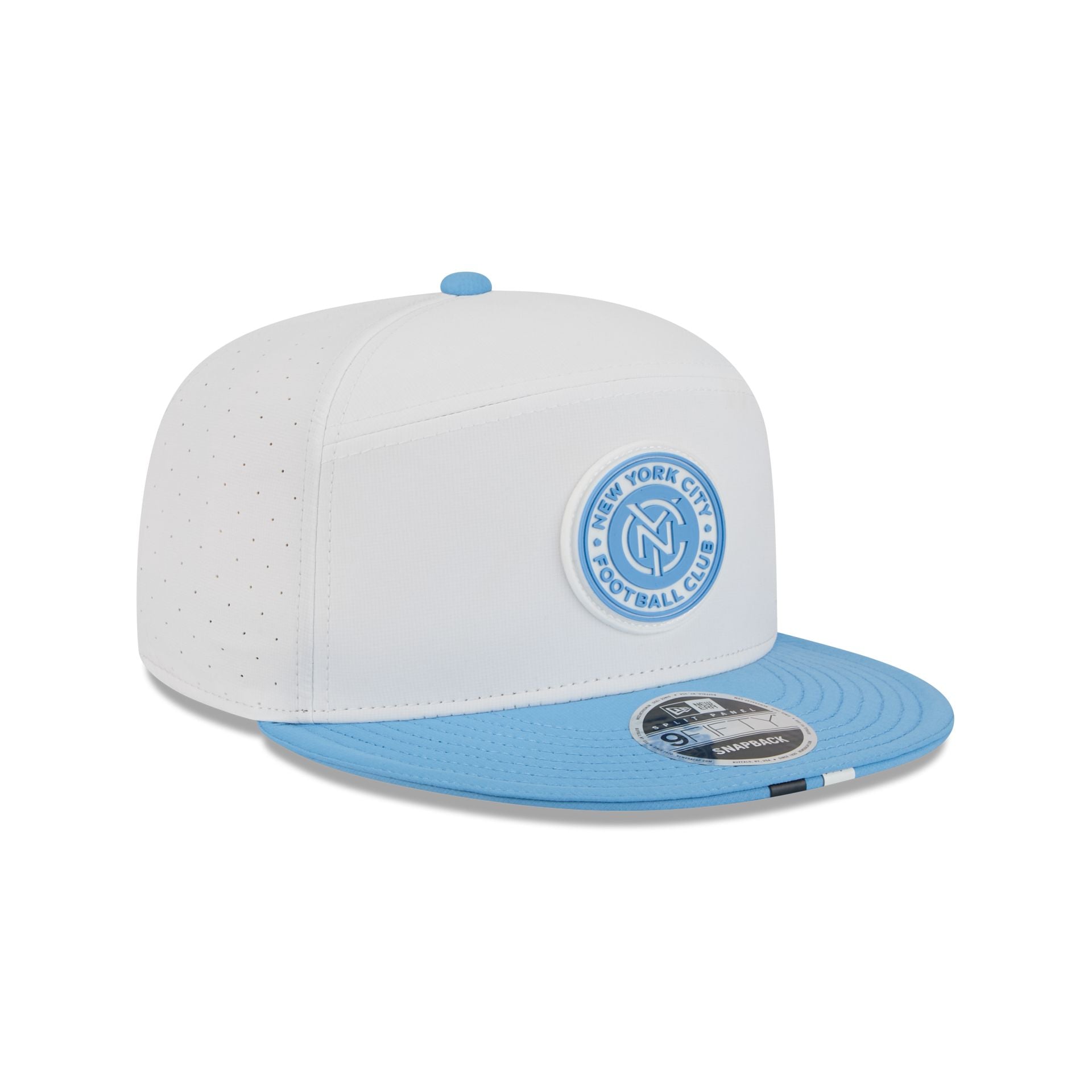 New York City FC 2026 MLS Kickoff Split Panel 9FIFTY Snapback Hat