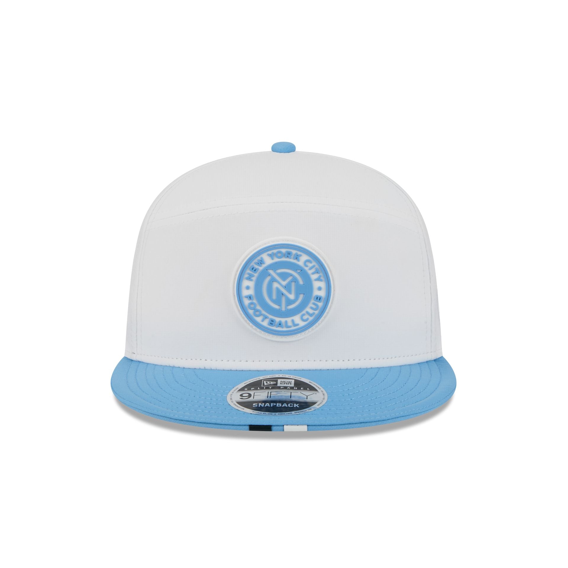 New York City FC 2026 MLS Kickoff Split Panel 9FIFTY Snapback Hat