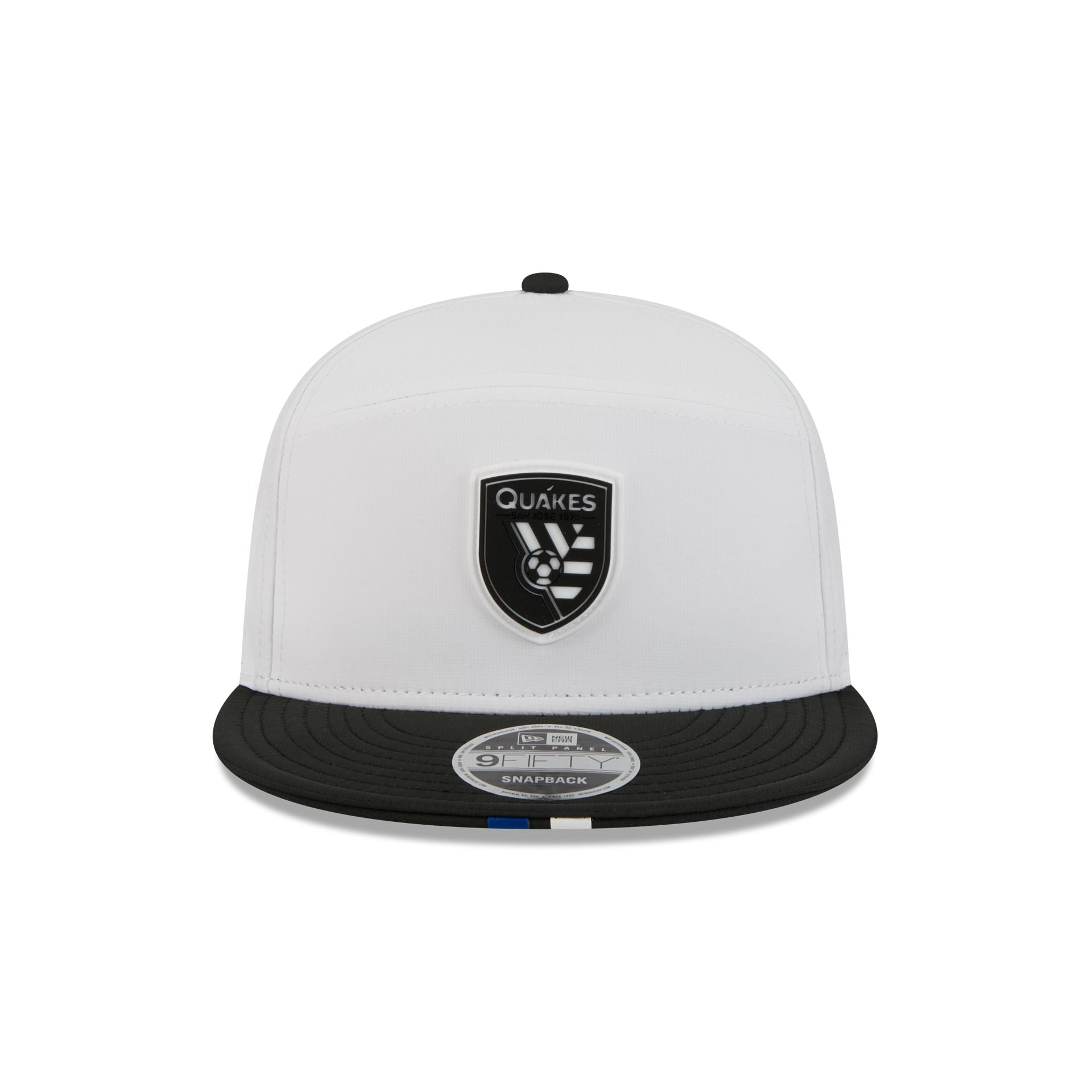 San Jose Earthquakes 2026 MLS Kickoff Split Panel 9FIFTY Snapback Hat