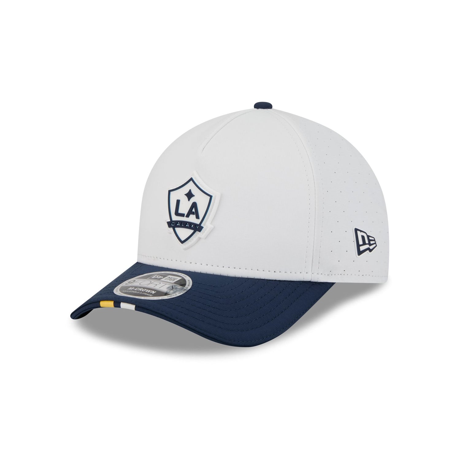 LA Galaxy 2026 MLS Kickoff 9FORTY M-Crown A-Frame Snapback Hat