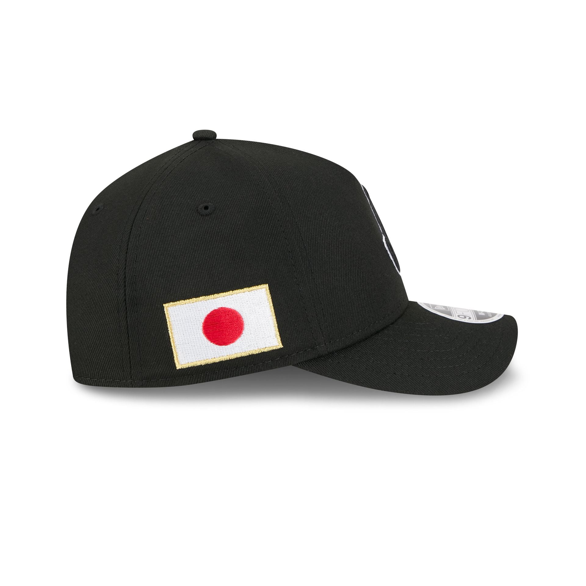 Japan World Baseball Classic Black and White 9FORTY M-Crown A-Frame Snapback Hat