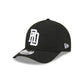 Dominican Republic World Baseball Classic Black and White 9FORTY M-Crown A-Frame Snapback Hat