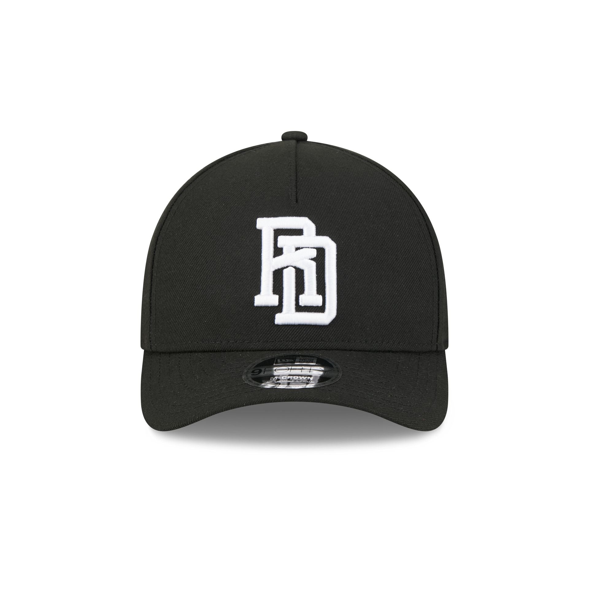 Dominican Republic World Baseball Classic Black and White 9FORTY M-Crown A-Frame Snapback Hat