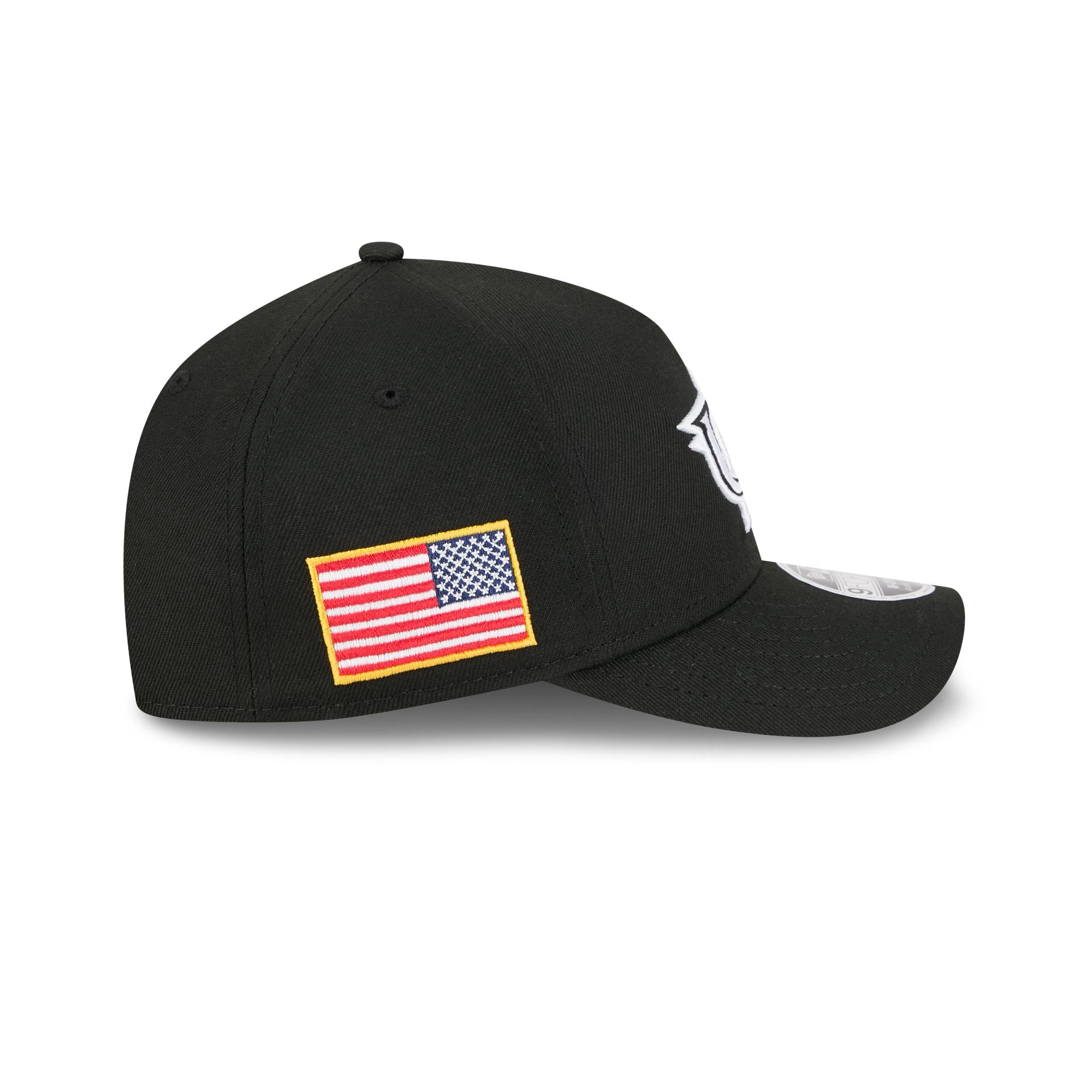 USA World Baseball Classic Black and White 9FORTY M-Crown A-Frame Snapback Hat