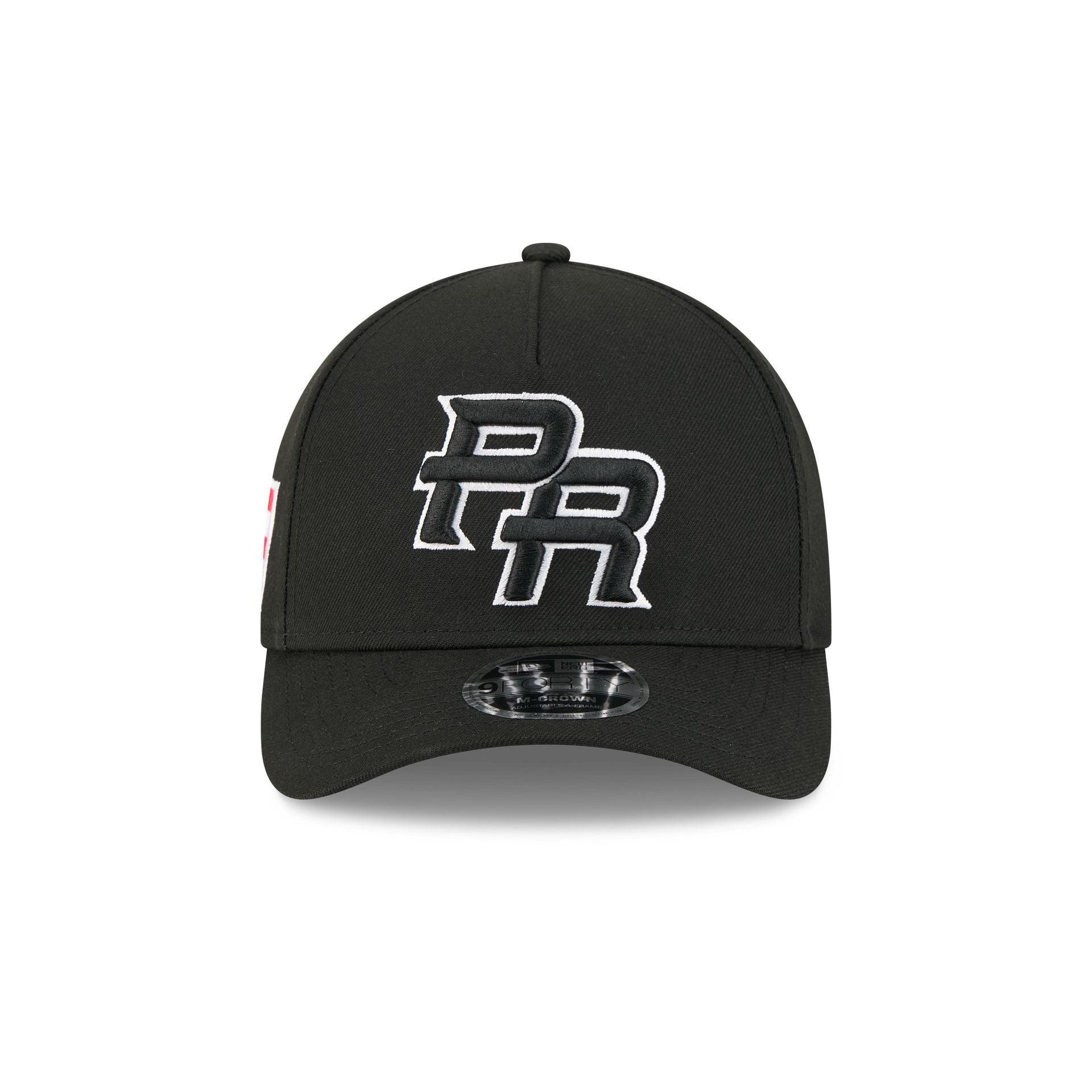 Puerto Rico World Baseball Classic Black and White 9FORTY M-Crown A-Frame Snapback Hat