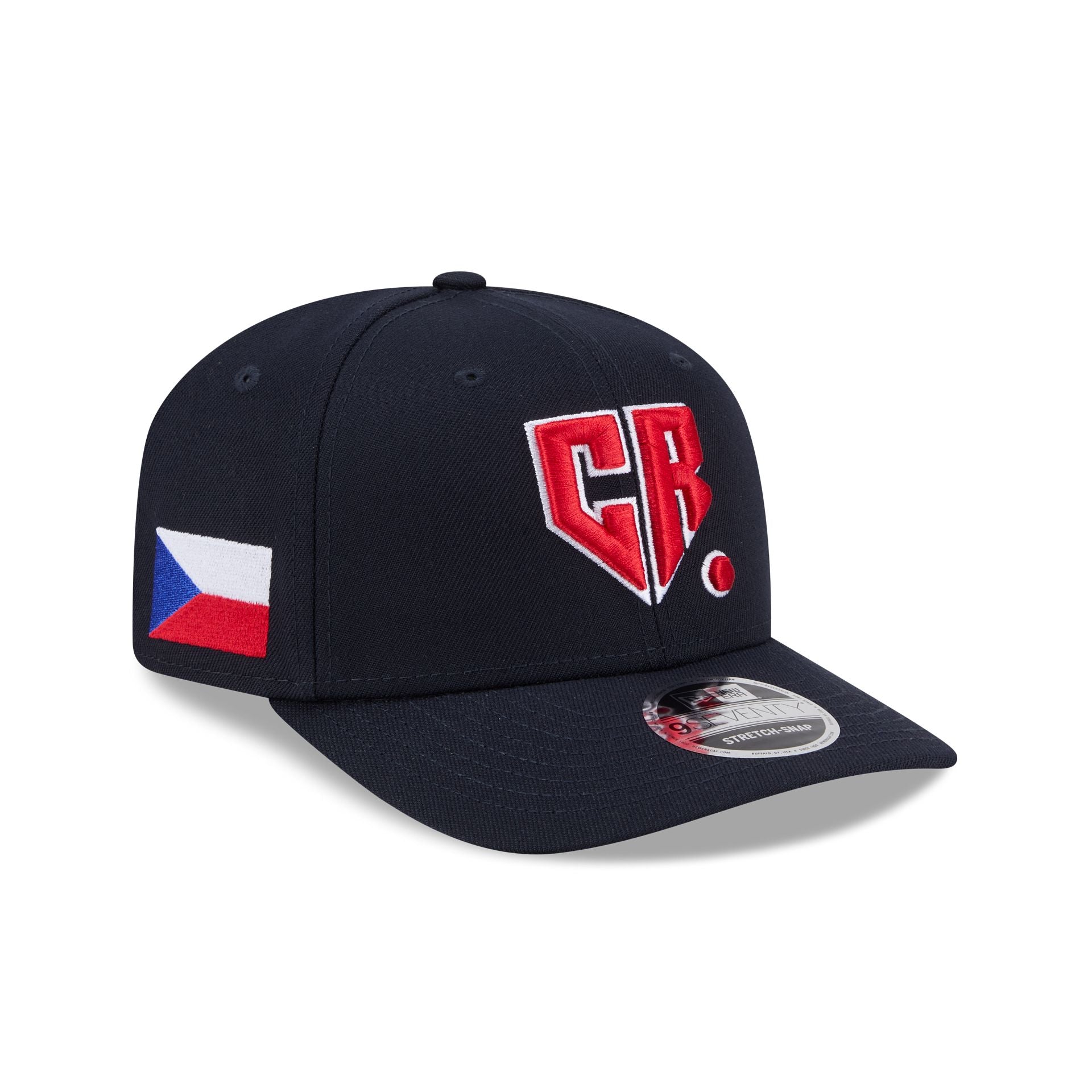 2026 World Baseball Classic Czechia 9SEVENTY Stretch-Snap Hat