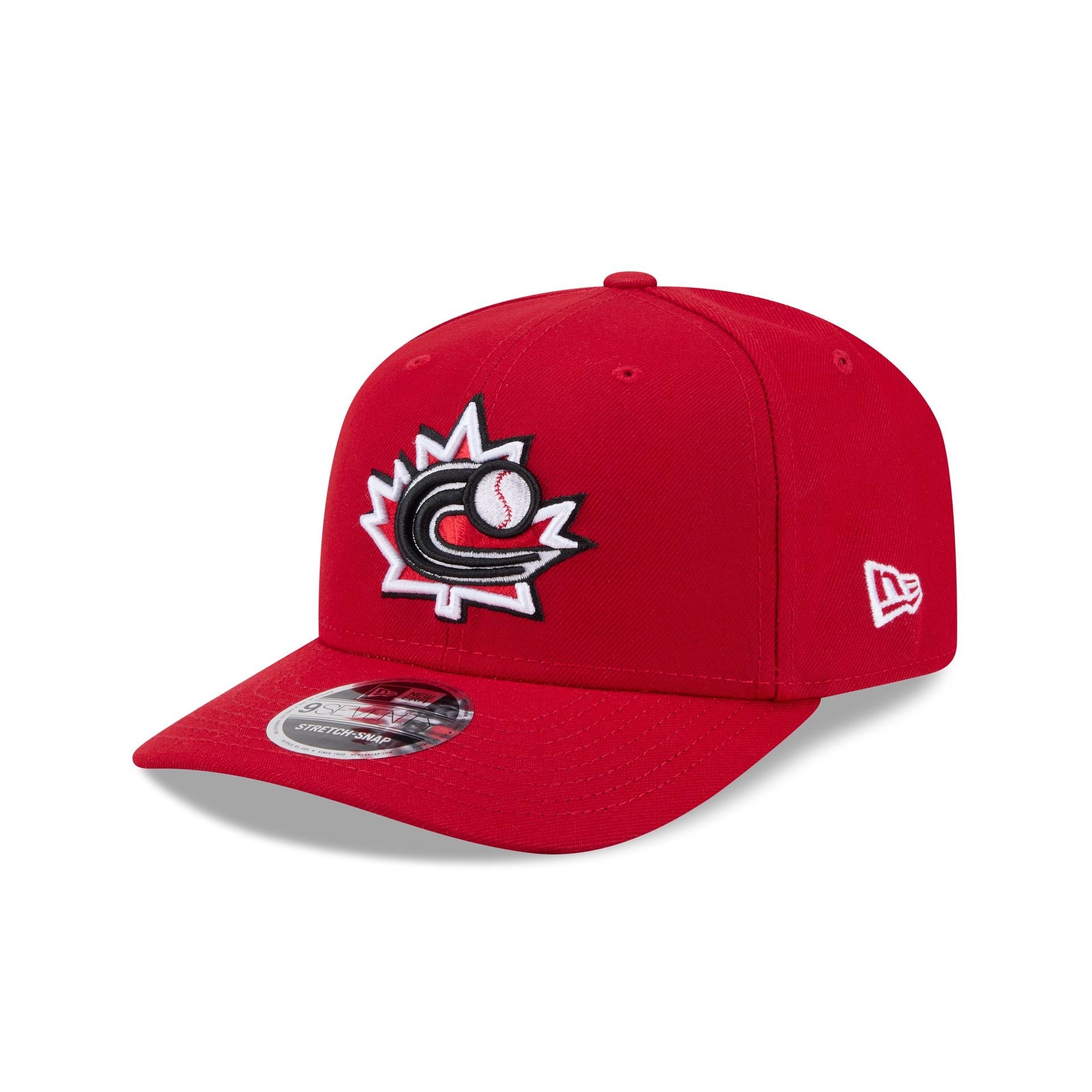 2026 World Baseball Classic Canada 9SEVENTY Stretch-Snap Hat – New