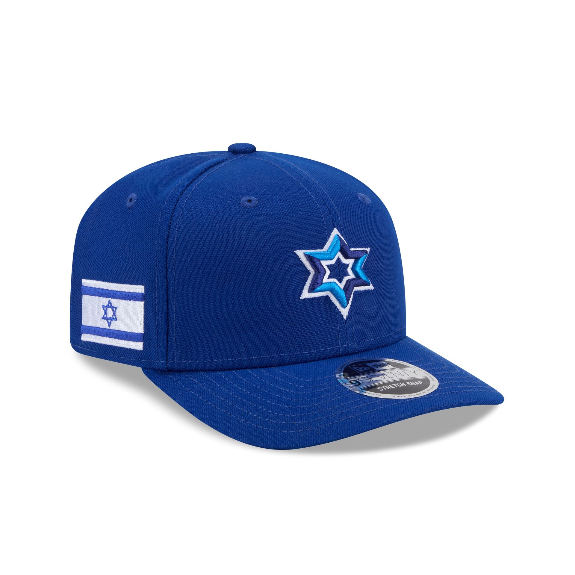 2026 World Baseball Classic Israel 9SEVENTY Stretch-Snap Hat
