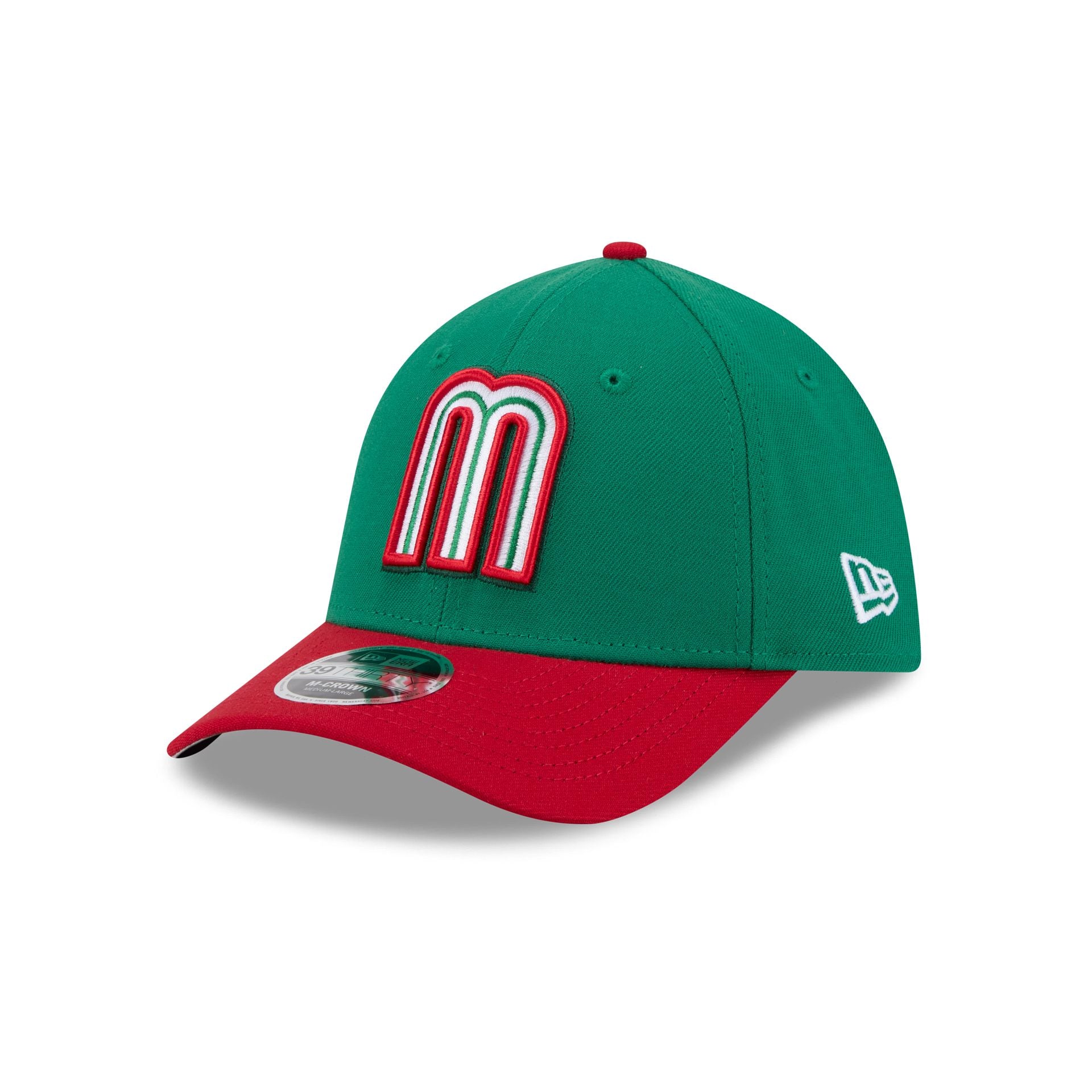 2026 World Baseball Classic Mexico 39THIRTY M-Crown Stretch Fit Hat