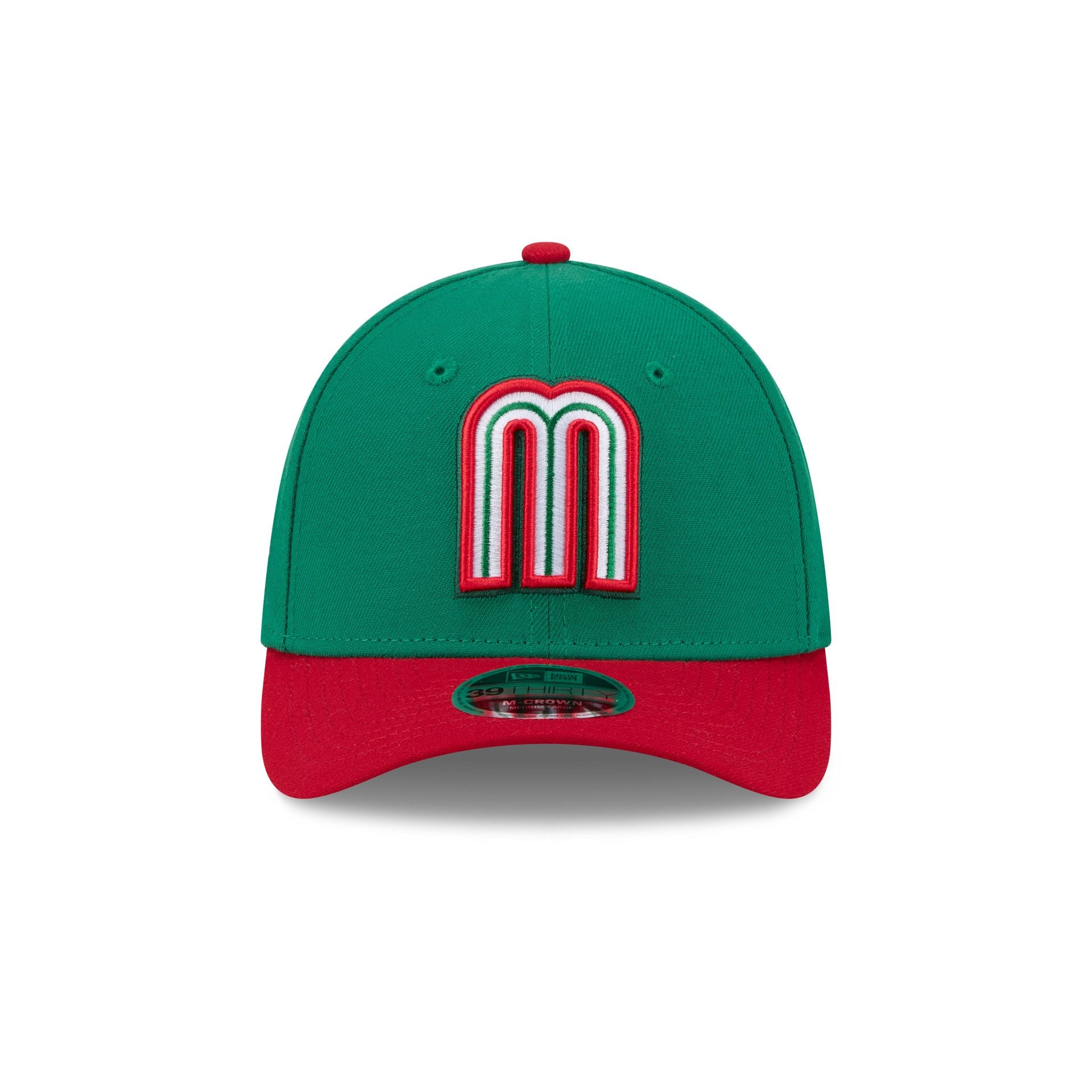 2026 World Baseball Classic Mexico 39THIRTY M-Crown Stretch Fit Hat