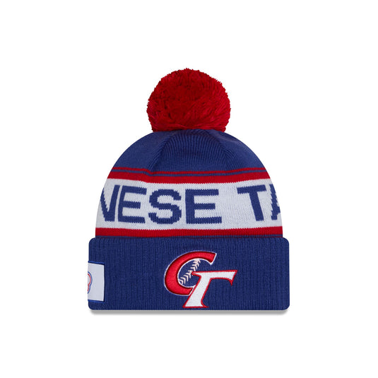 2026 World Baseball Classic Chinese Taipei Pom Knit Hat - New Era Cap