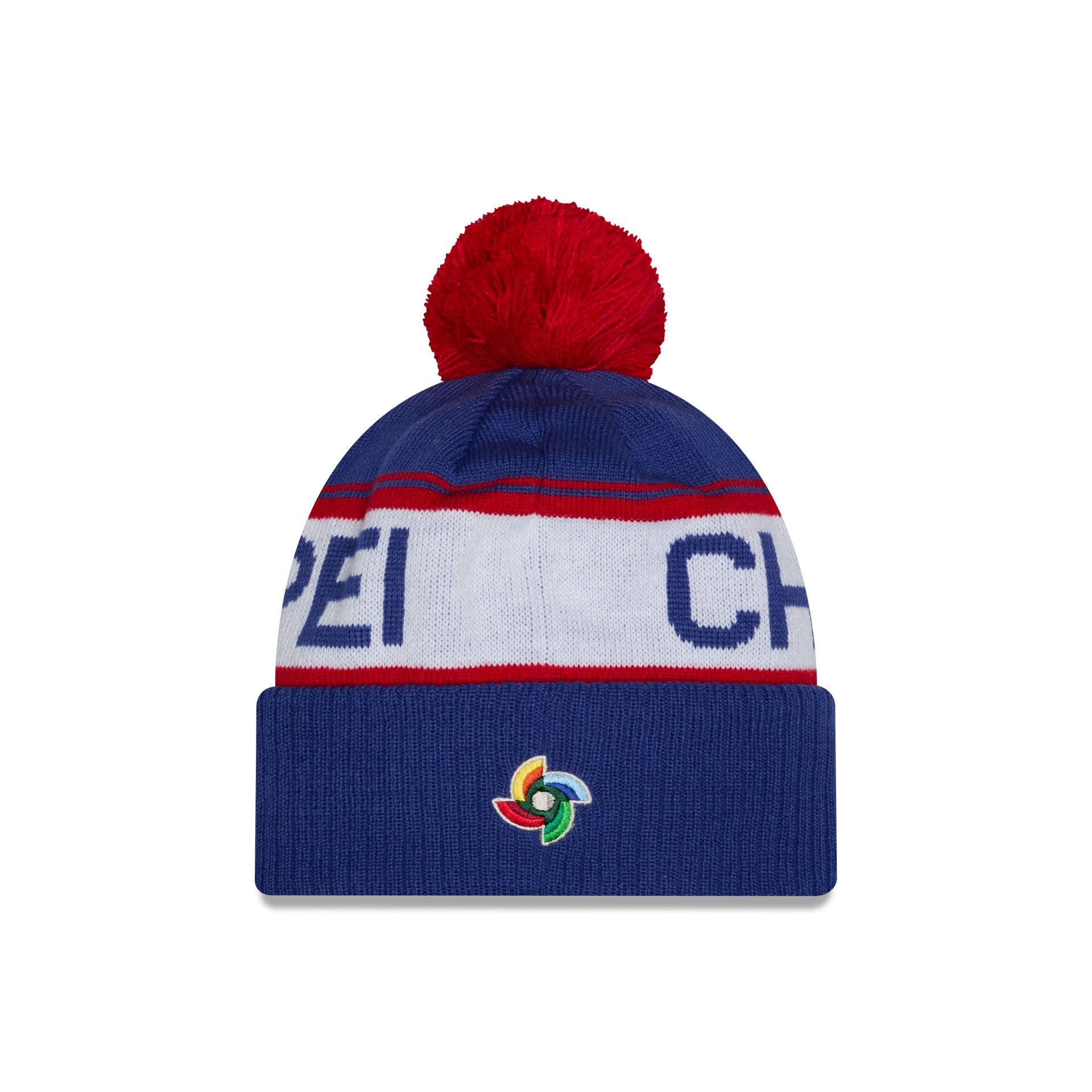 2026 World Baseball Classic Chinese Taipei Pom Knit Hat