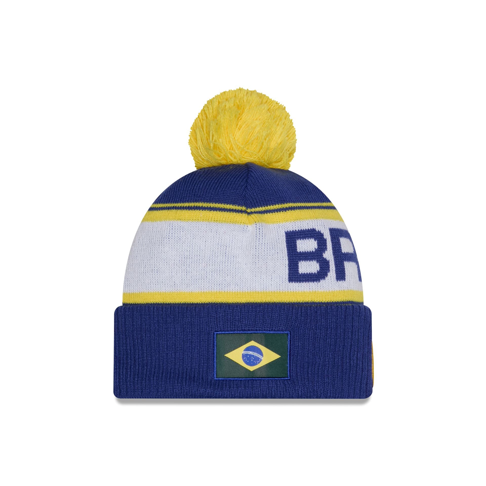 2026 World Baseball Classic Brazil Pom Knit Hat