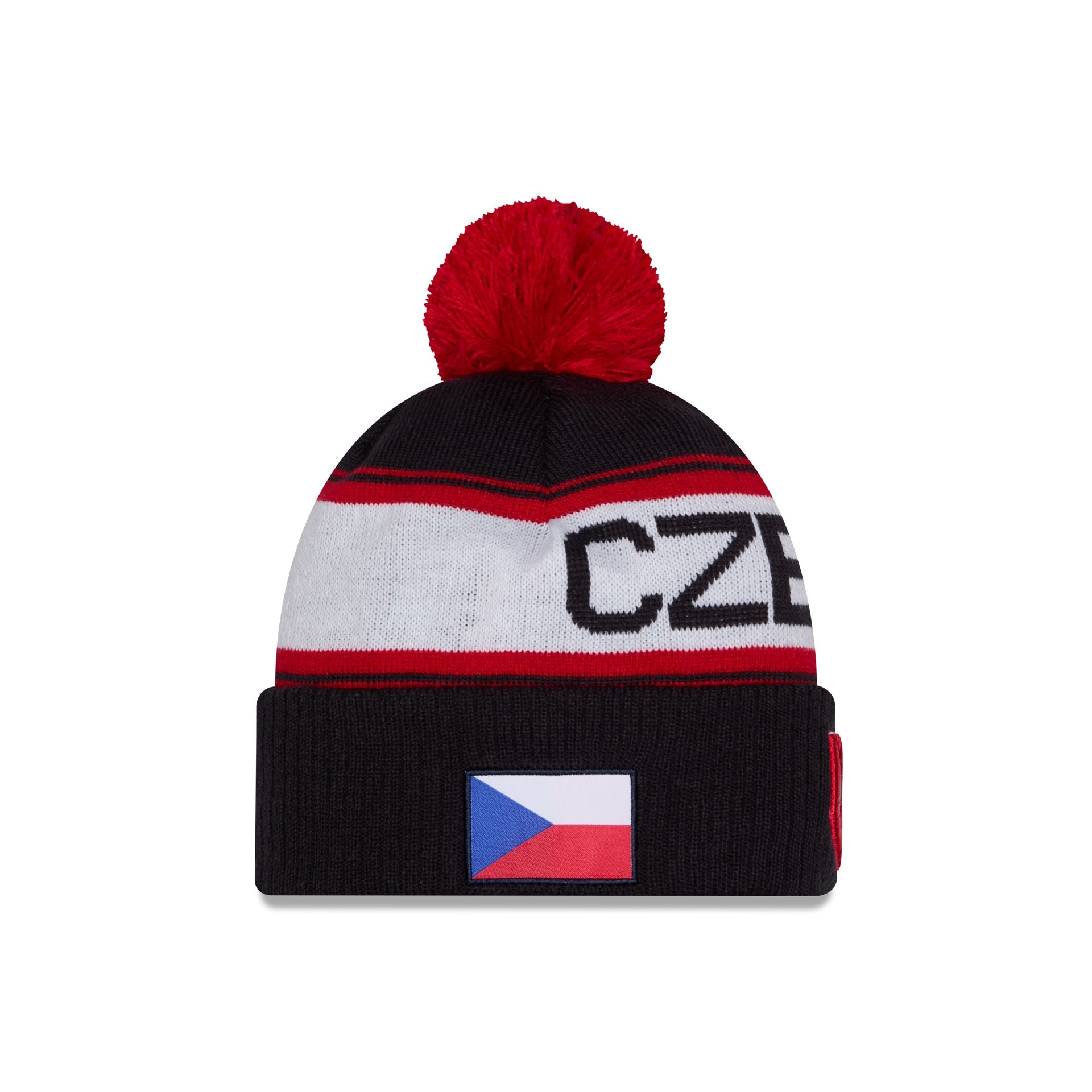 2026 World Baseball Classic Czechia Pom Knit Hat – New Era Cap