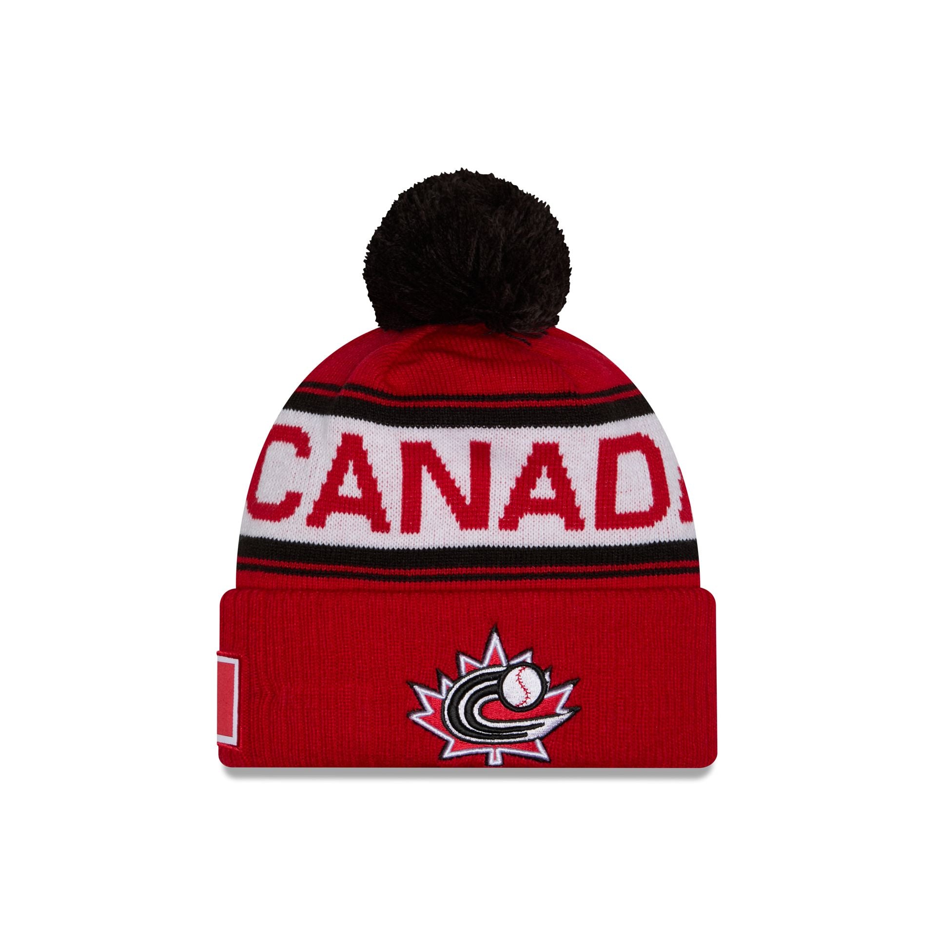 2026 World Baseball Classic Canada Pom Knit Hat