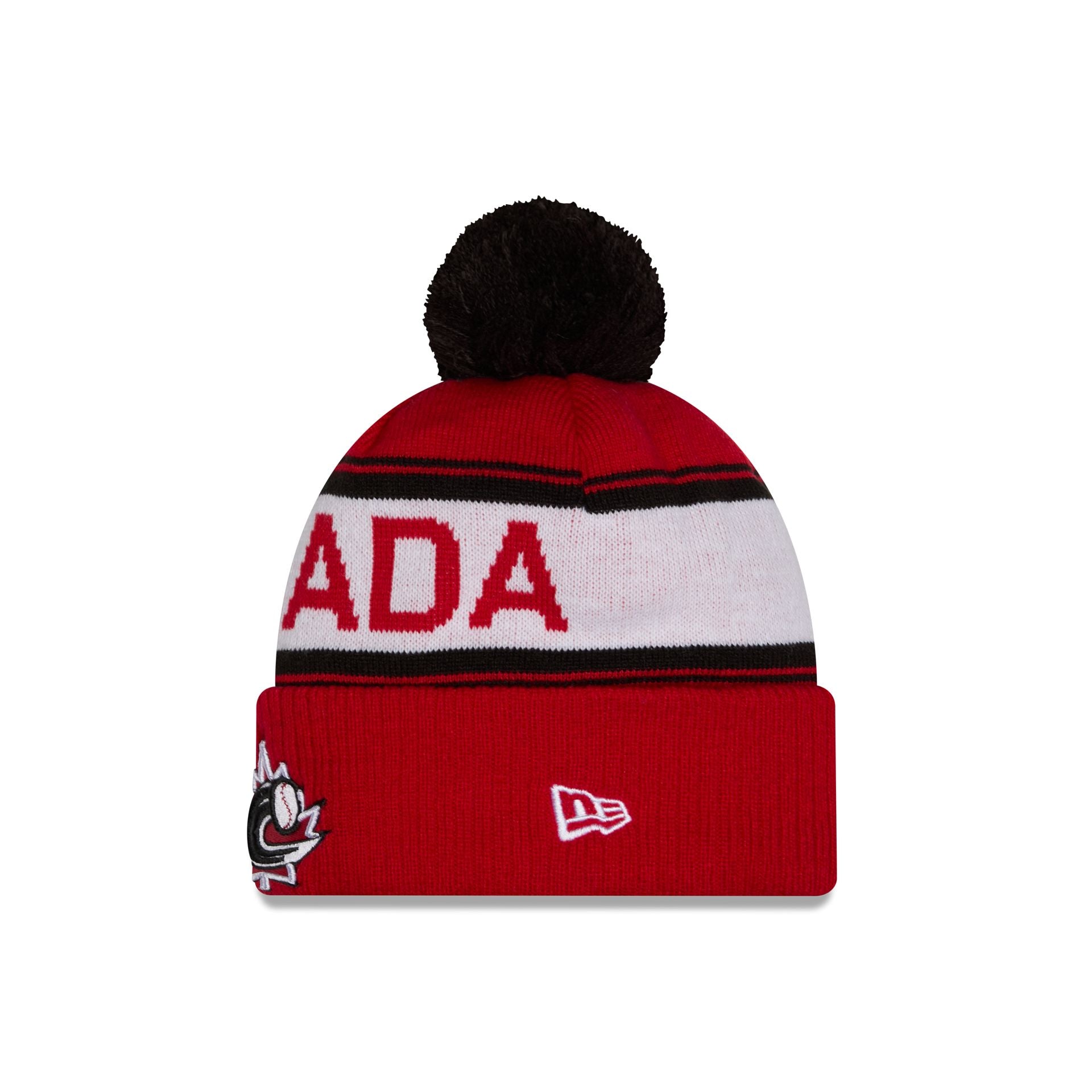 2026 World Baseball Classic Canada Pom Knit Hat