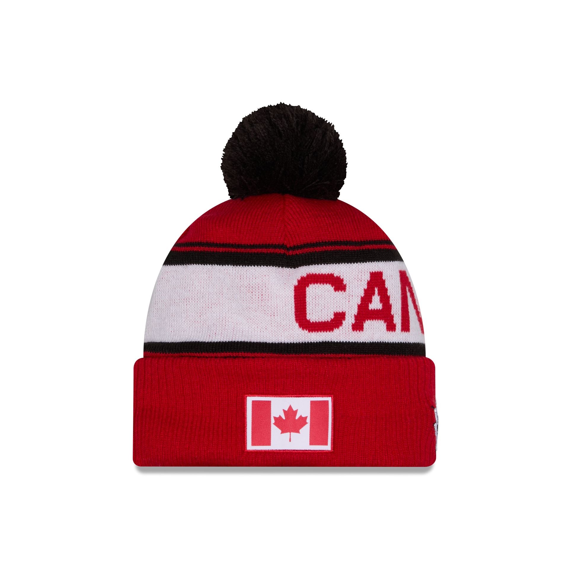 2026 World Baseball Classic Canada Pom Knit Hat