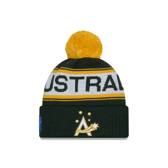 2026 World Baseball Classic Australia Pom Knit Hat - New Era Cap