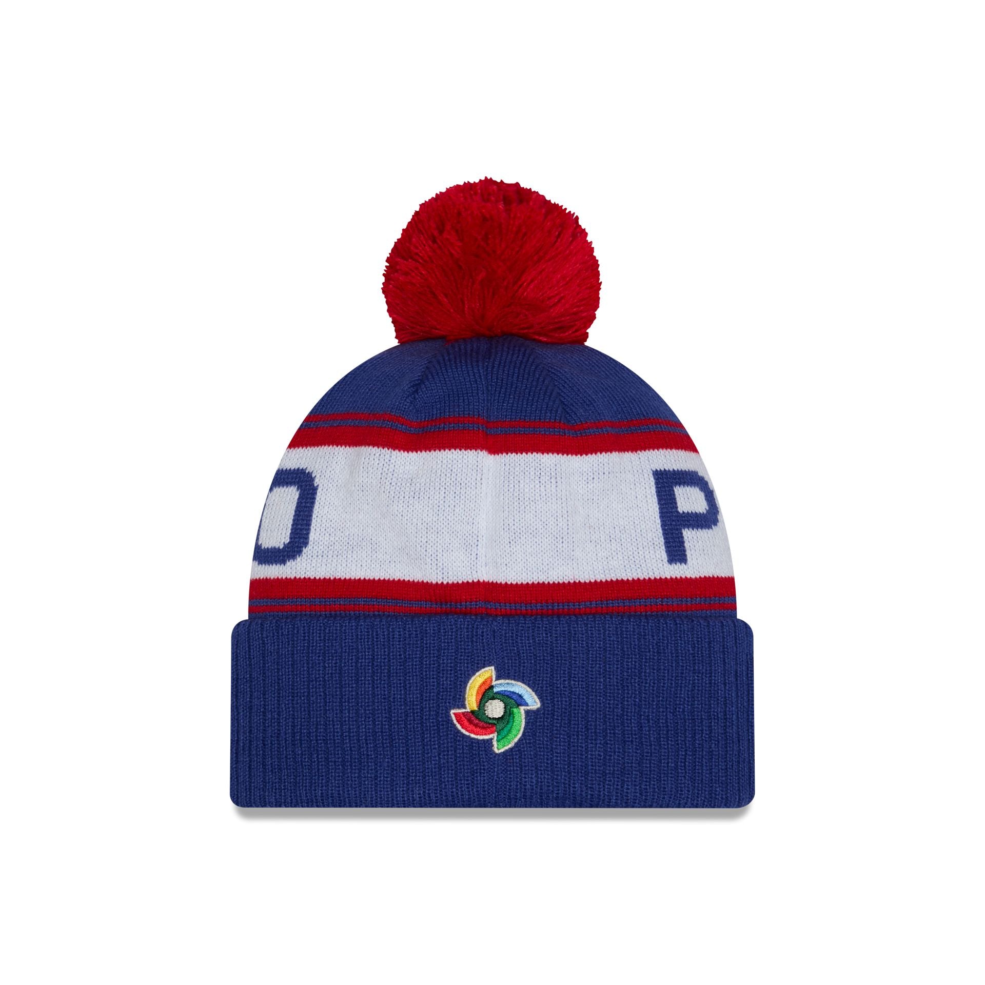2026 World Baseball Classic Puerto Rico Pom Knit Hat